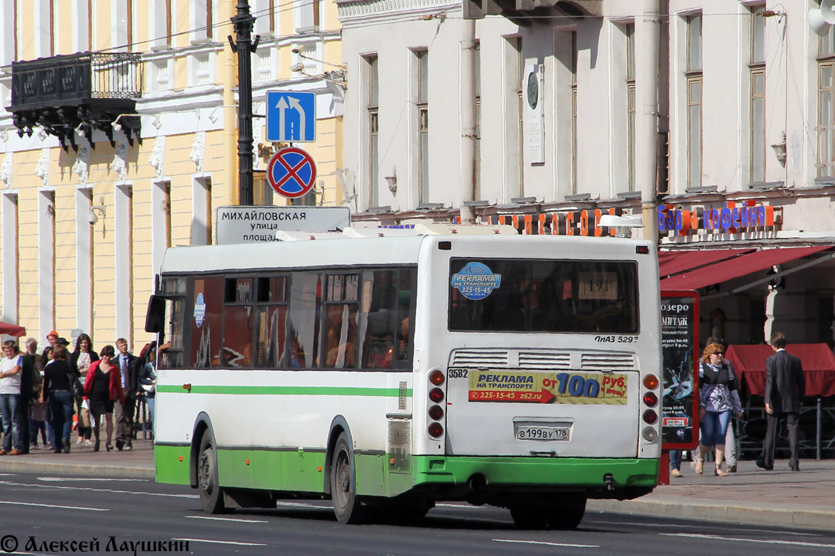 Санкт-Петербург, ЛиАЗ-5293.53 № 3582