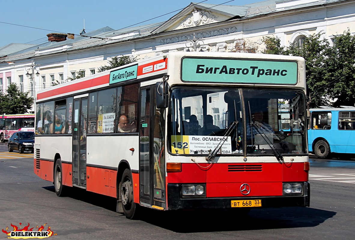 Владимирская область, Mercedes-Benz O405N № ВТ 668 33