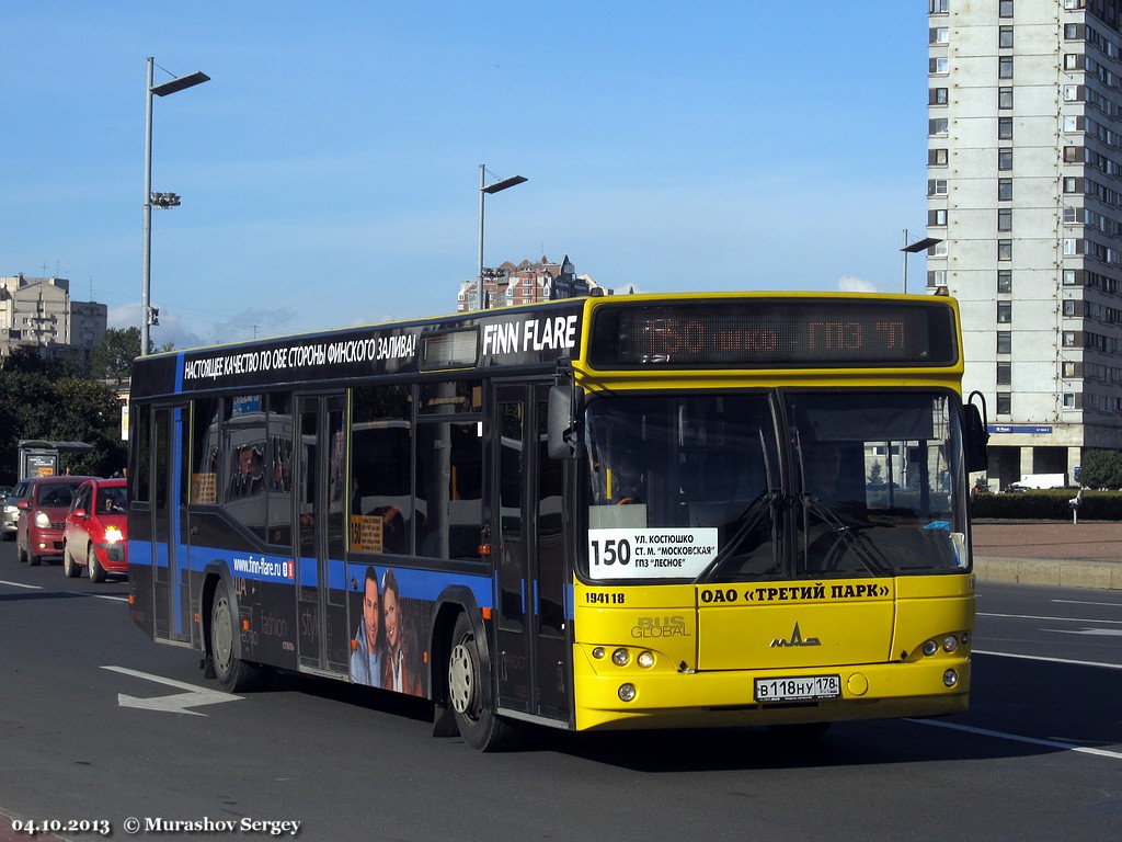 Санкт-Петербург, МАЗ-103.468 № В 118 НУ 178