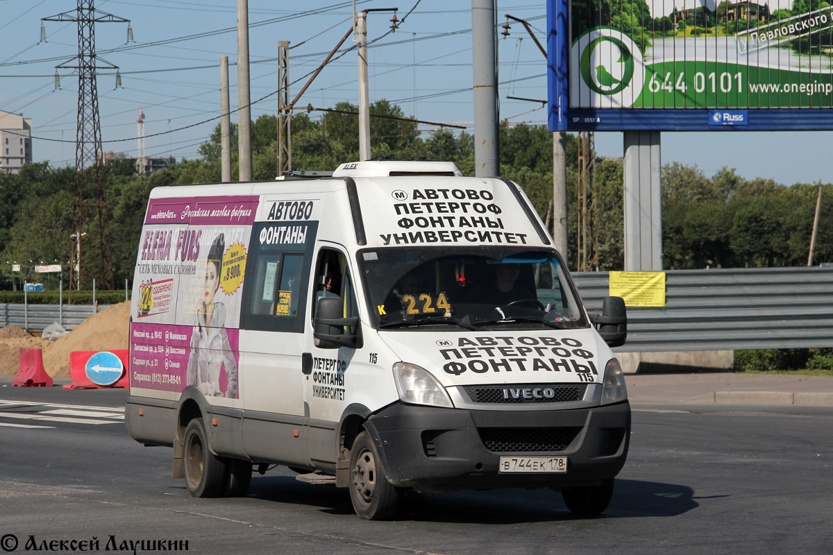 Санкт-Петербург, Нижегородец-2227UU (IVECO Daily) № 115