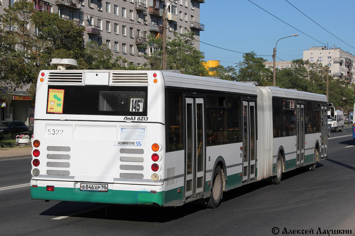 Sankt Petersburg, LiAZ-6213.20 Nr. 5322