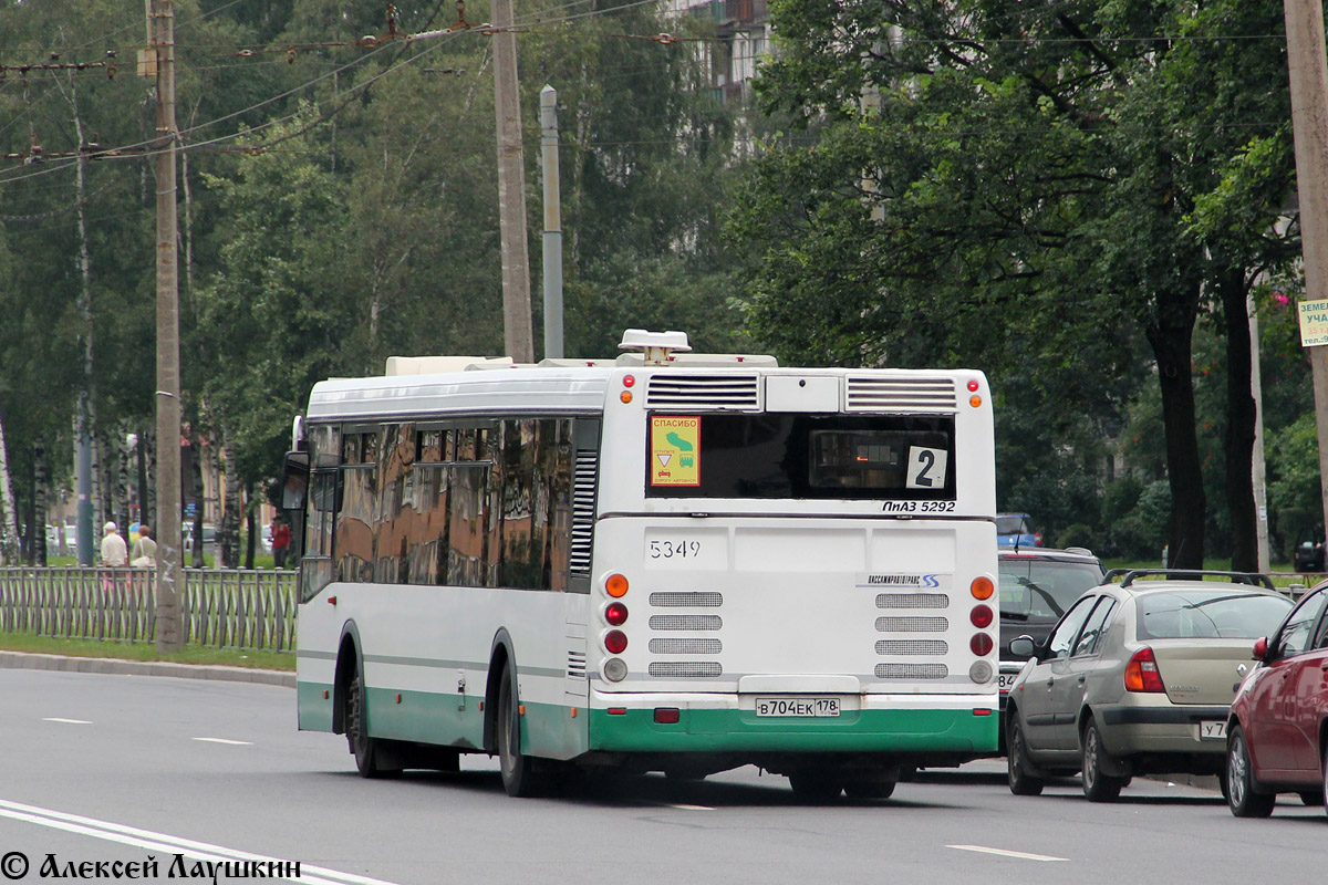 Санкт-Петербург, ЛиАЗ-5292.20 № 5349