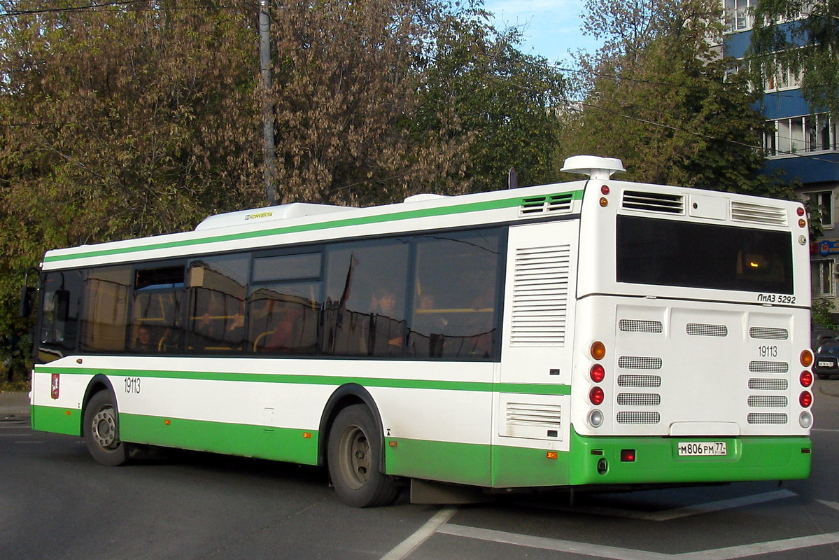 Moskau, LiAZ-5292.22 (2-2-2) Nr. 19113