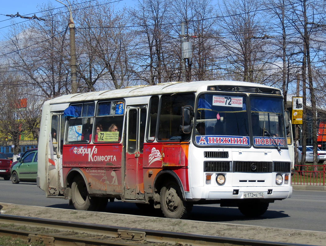 Нижегородская область, ПАЗ-32054 № Е 172 МЕ 152