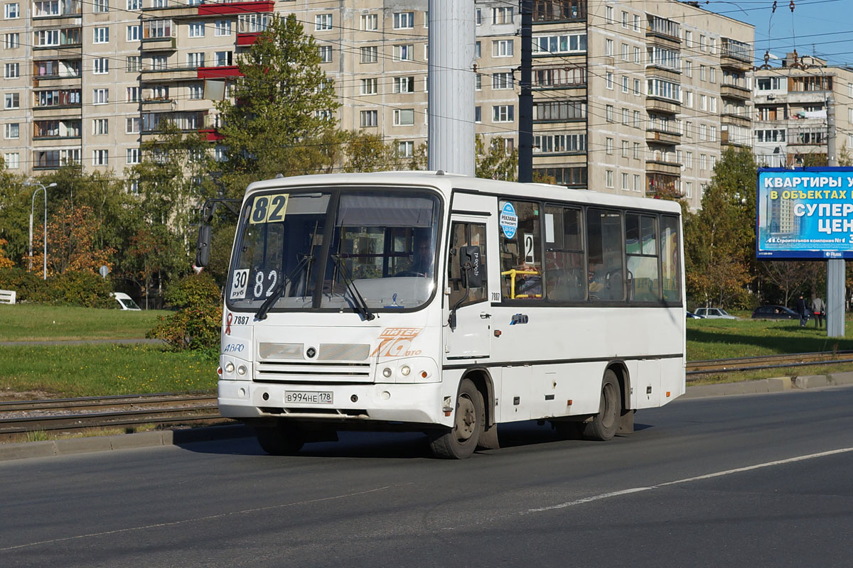 Санкт-Петербург, ПАЗ-320402-05 № 7887