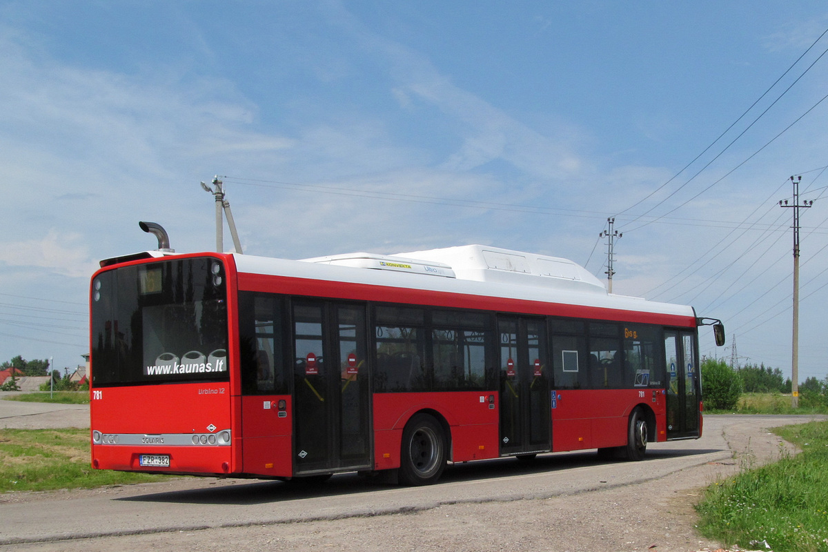 Литва, Solaris Urbino III 12 CNG № 781