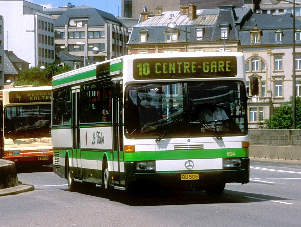 Люксембург, Mercedes-Benz O405 № 604