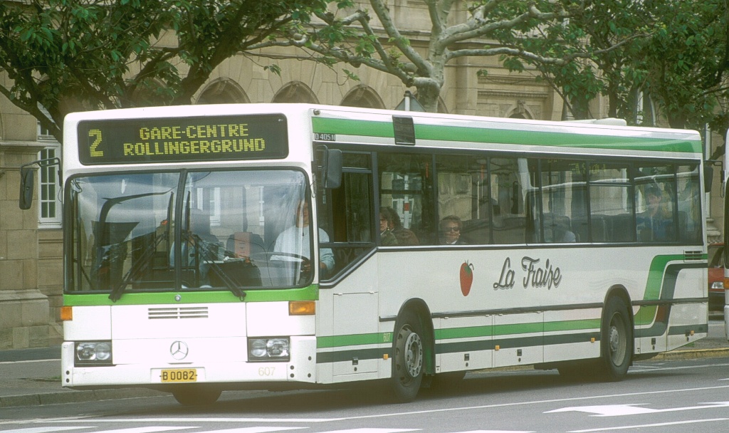 Luxembourg, Mercedes-Benz O405N # 607