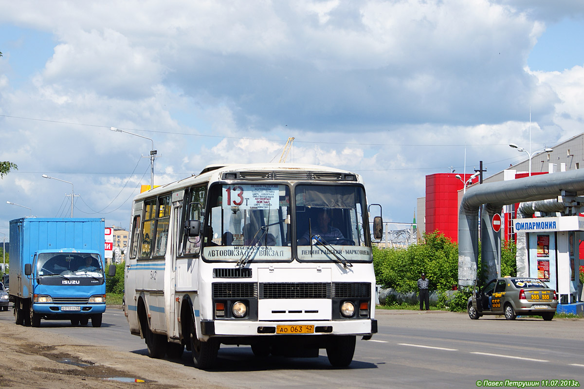 Кемеровская область - Кузбасс, ПАЗ-32053 № 542