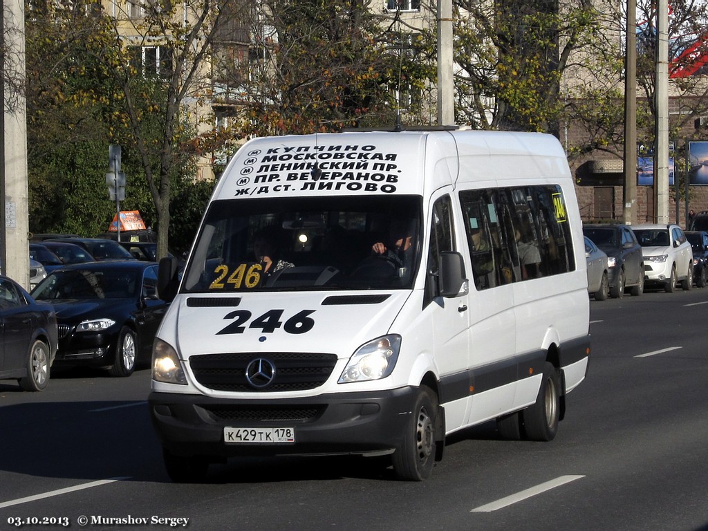 Санкт-Петербург, Луидор-22360C (MB Sprinter) № К 429 ТК 178