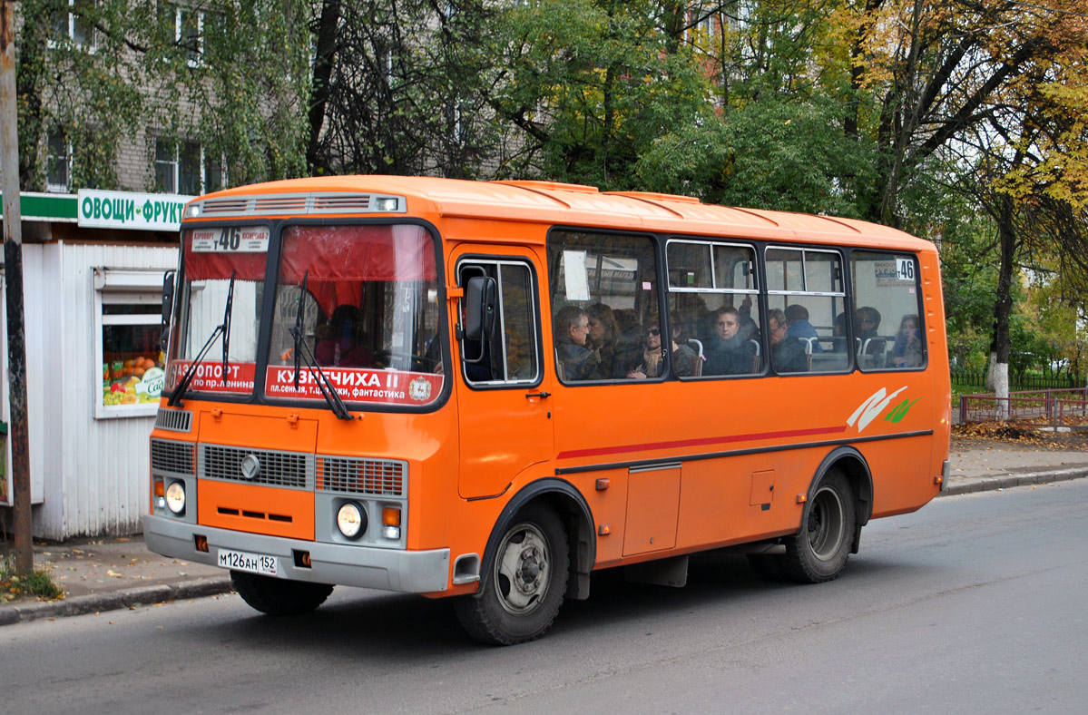 Нижегородская область, ПАЗ-32054 № М 126 АН 152