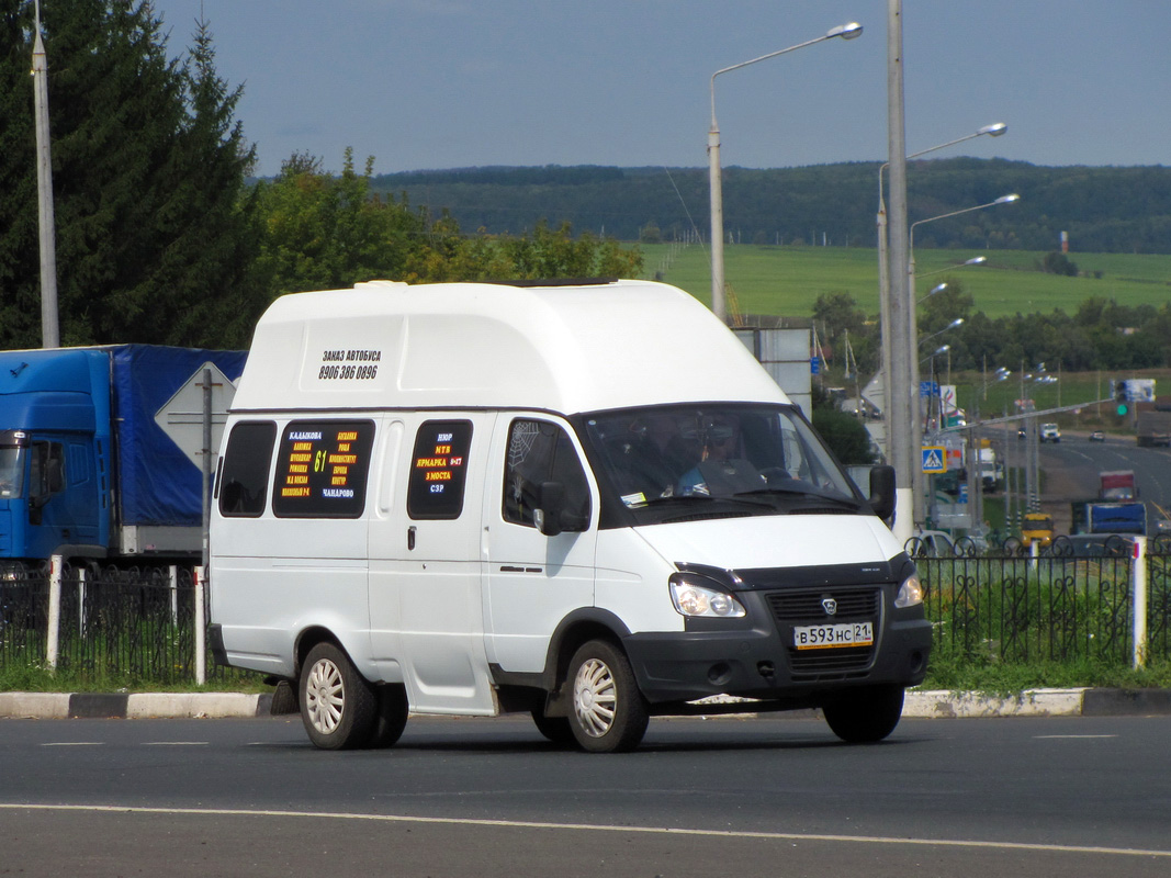 Чувашия, Луидор-225000 (ГАЗ-322133) № В 593 НС 21