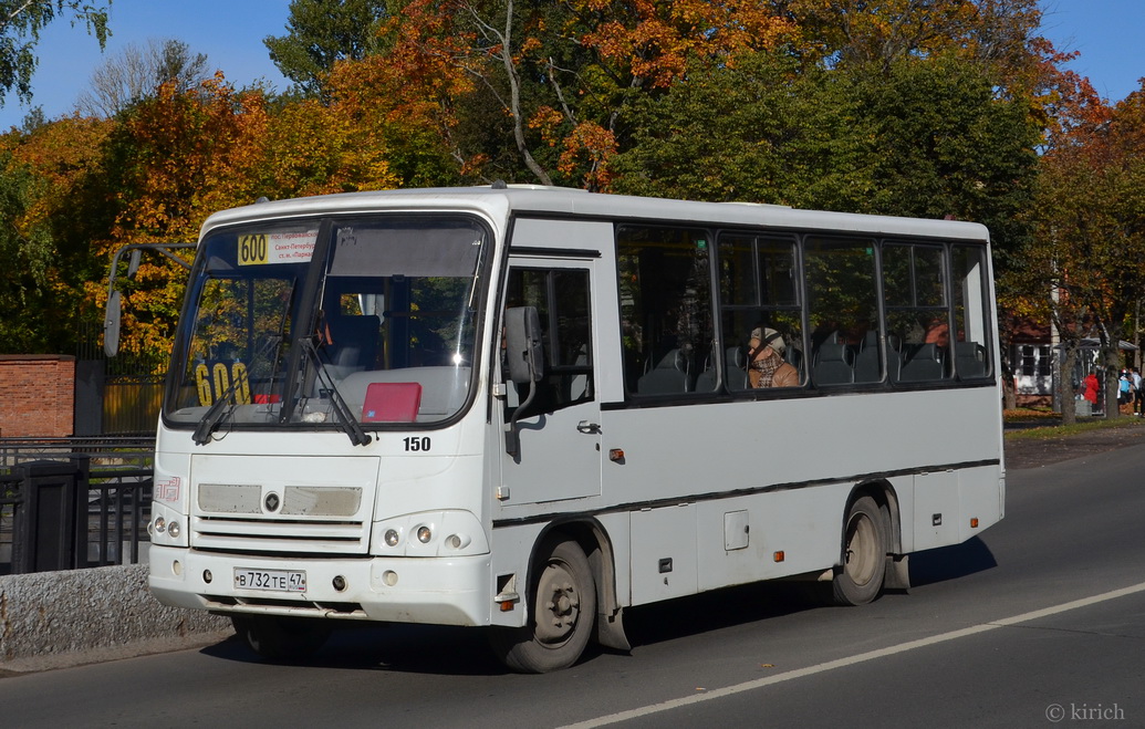 Санкт-Петербург, ПАЗ-320402-05 № 150