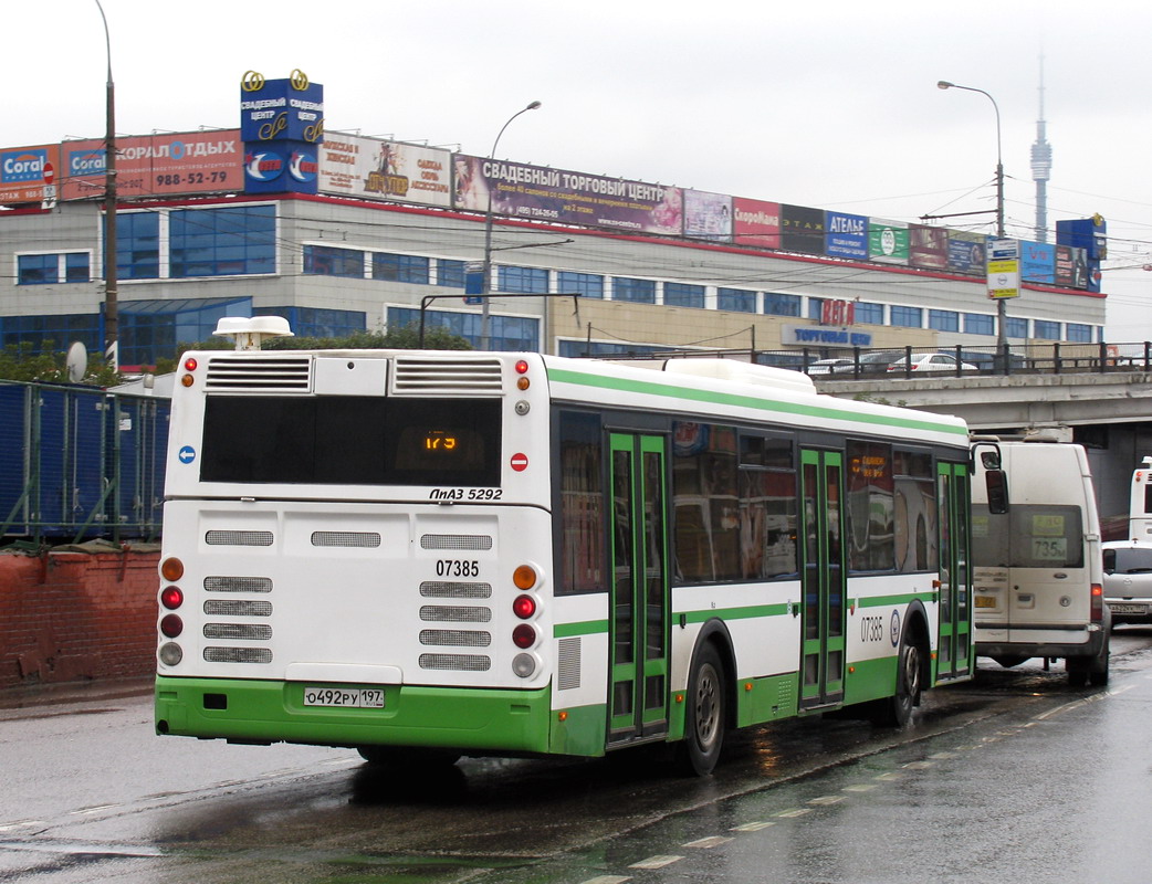 Москва, ЛиАЗ-5292.21 № 07385