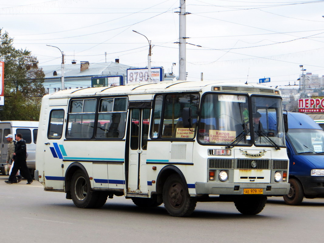 Кировская область, ПАЗ-32053-110-07 № АЕ 979 43