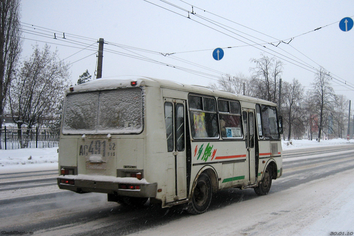 Нижегородская область, ПАЗ-32054 № АС 491 52