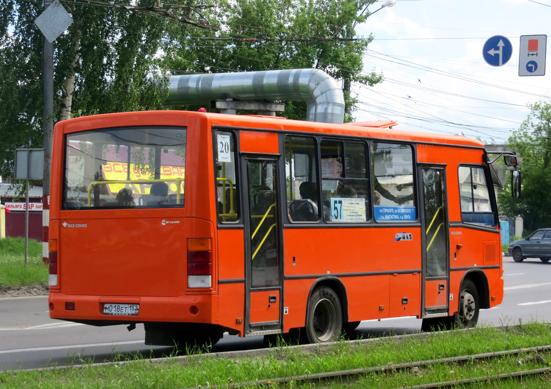 Нижегородская область, ПАЗ-320402-05 № М 018 ЕТ 152