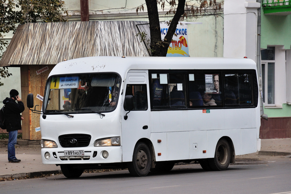 Орловская область, Hyundai County SWB C08 (РЗГА) № У 891 НО 57