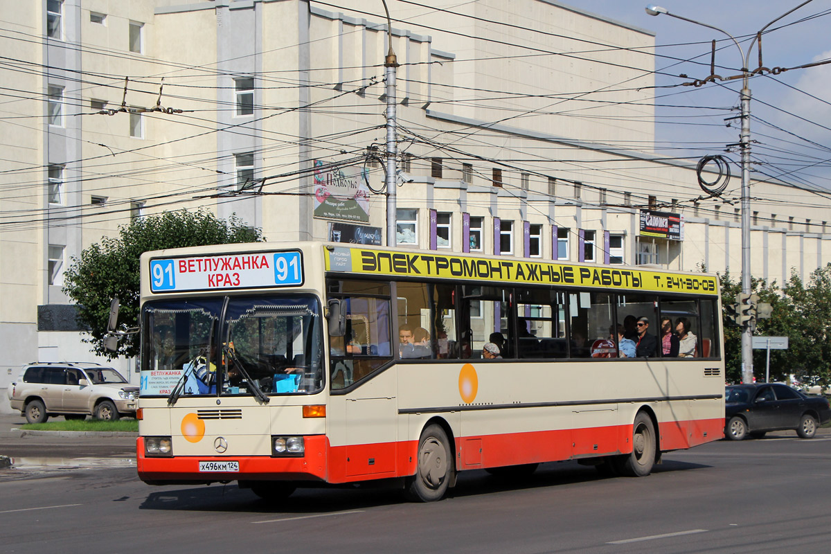 Region Krasnojarsk, Mercedes-Benz O405 Nr. Х 496 КМ 124