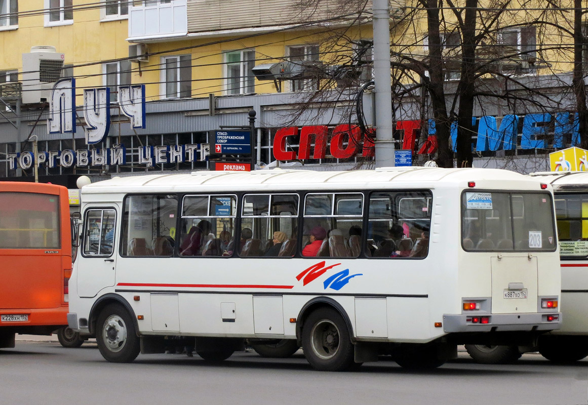 Нижегородская область, ПАЗ-4234 № К 887 ХО 152