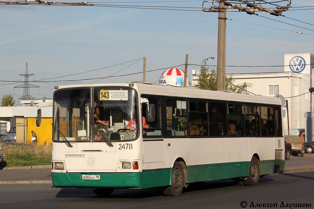 Санкт-Петербург, ЛиАЗ-5256.25 № 2478