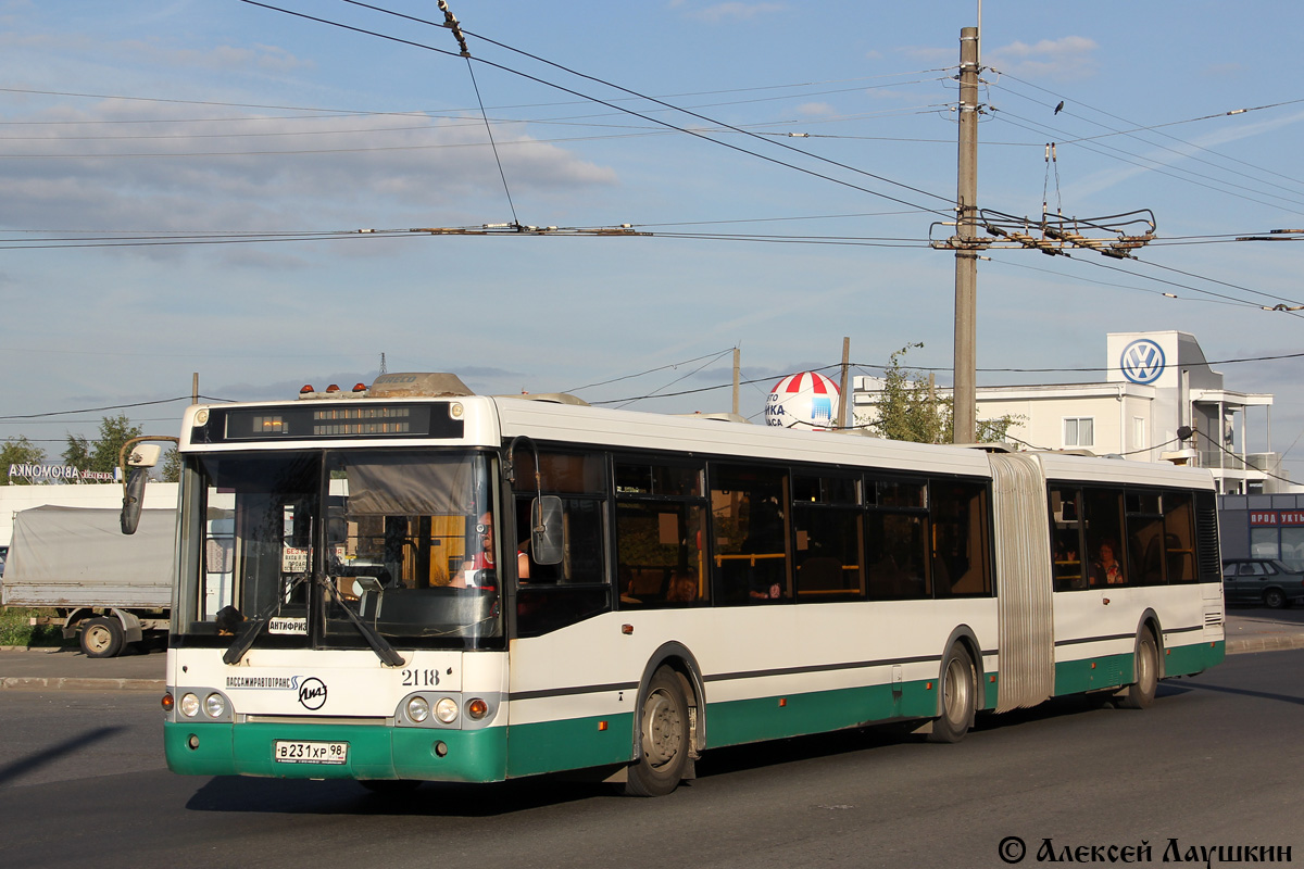 Санкт-Петербург, ЛиАЗ-6213.20 № 2118