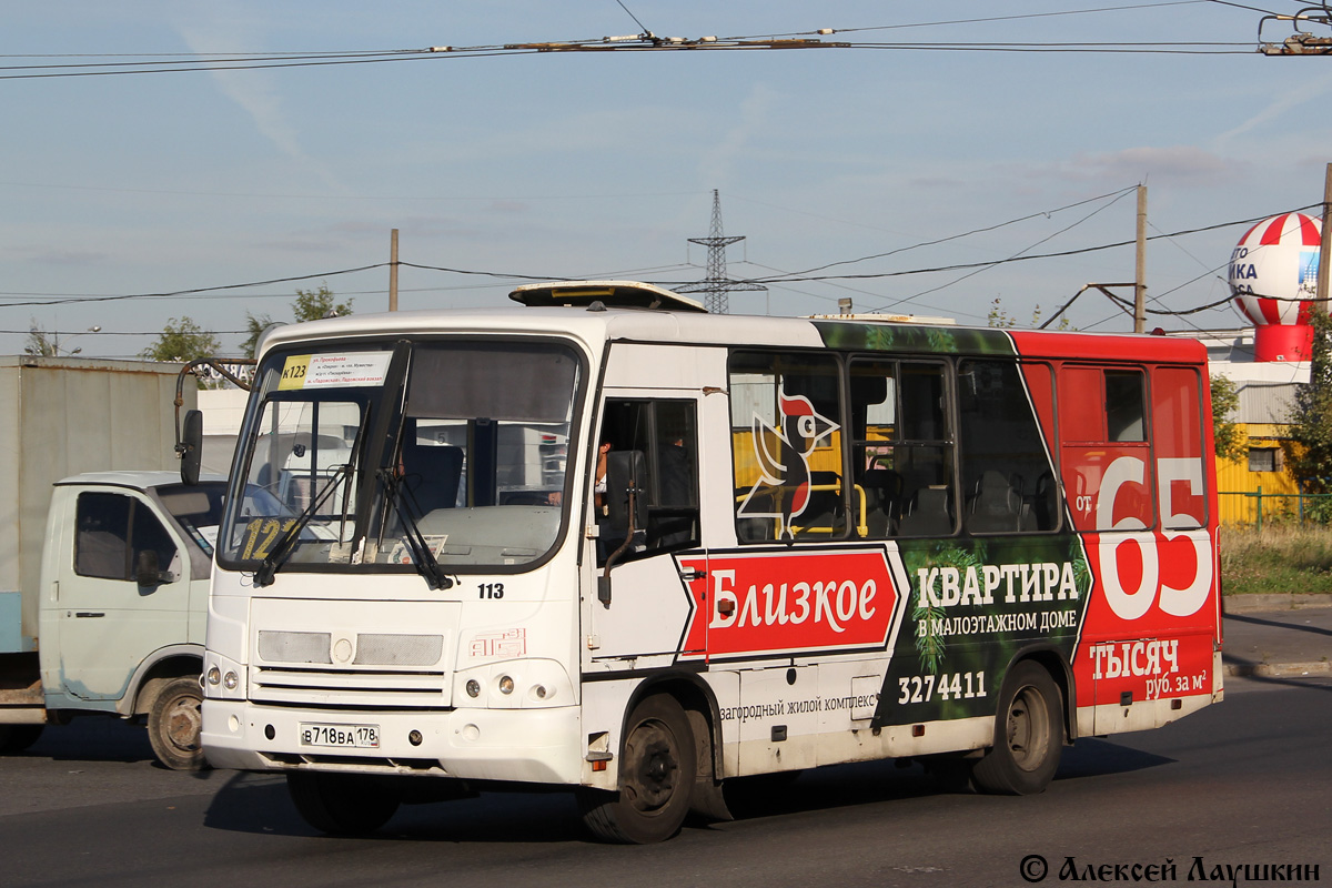 Санкт-Петербург, ПАЗ-320402-03 № 113