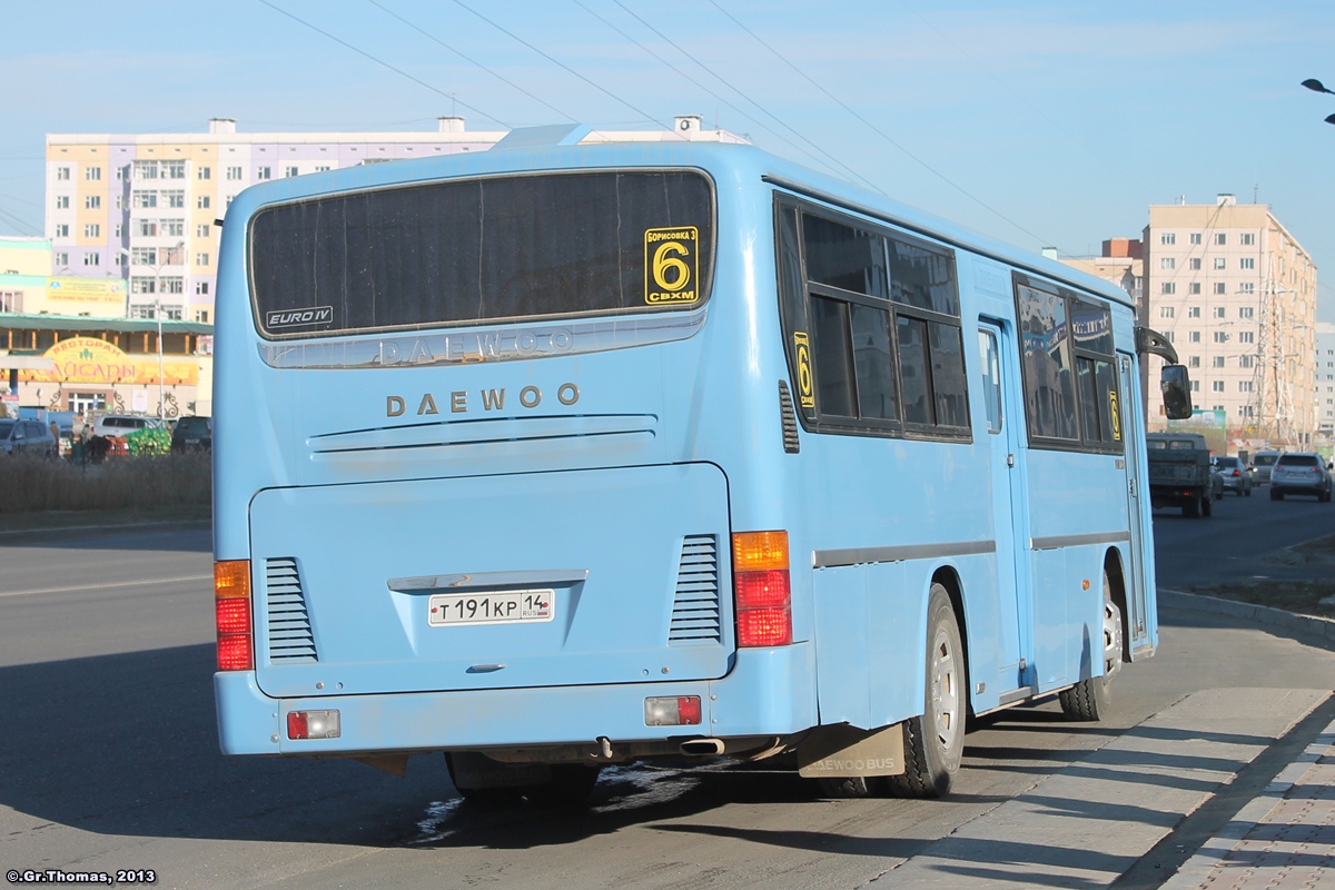 Саха (Якутия), Daewoo BS106 Royal City (Busan) № Т 191 КР 14