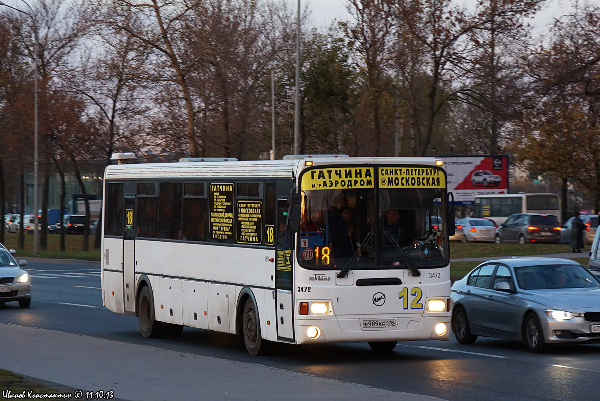 Ленинградская область, ЛиАЗ-5256.58 № 3472