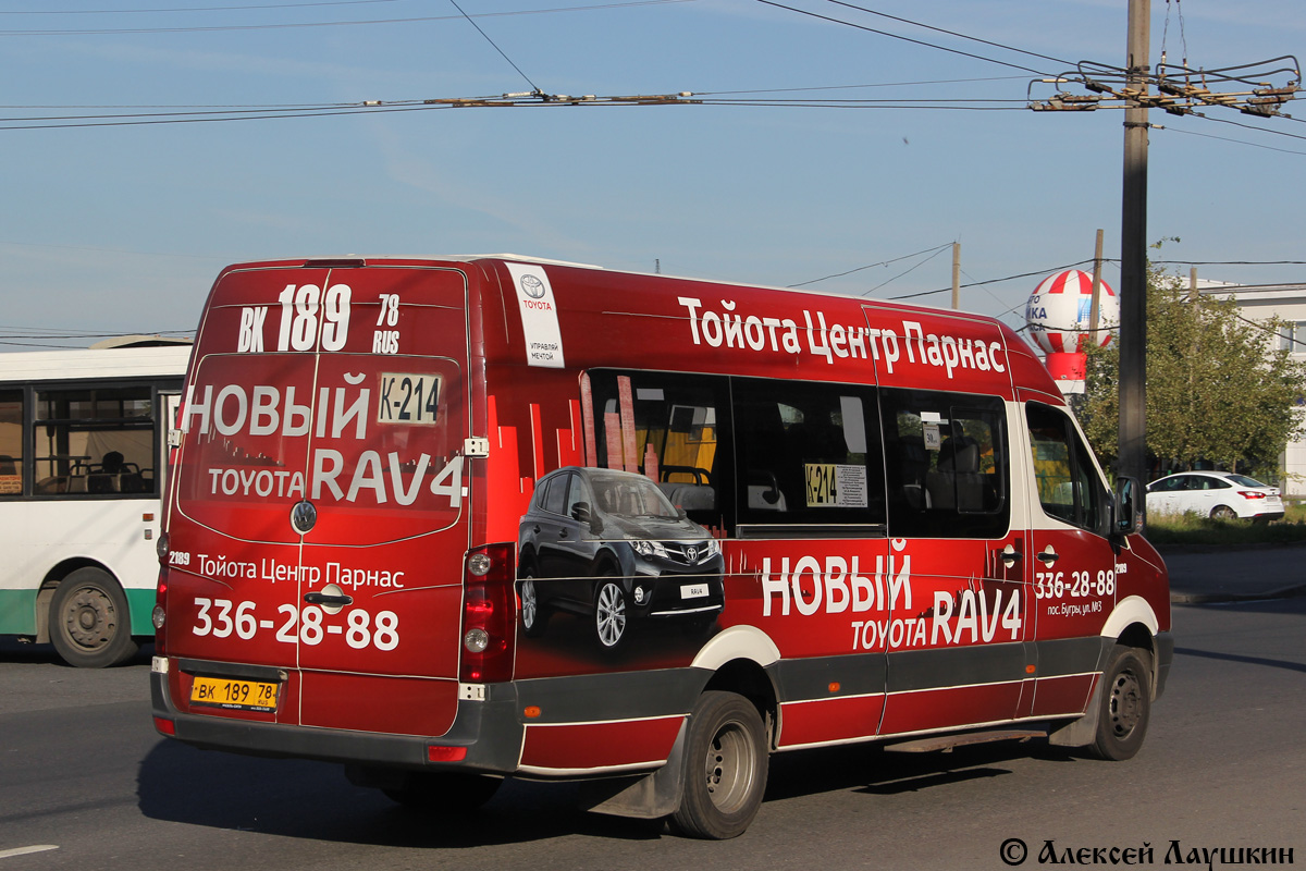 Санкт-Петербург, БТД-2219 (Volkswagen Crafter) № ВК 189 78