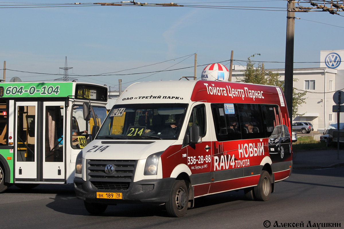 Санкт-Петербург, БТД-2219 (Volkswagen Crafter) № ВК 189 78