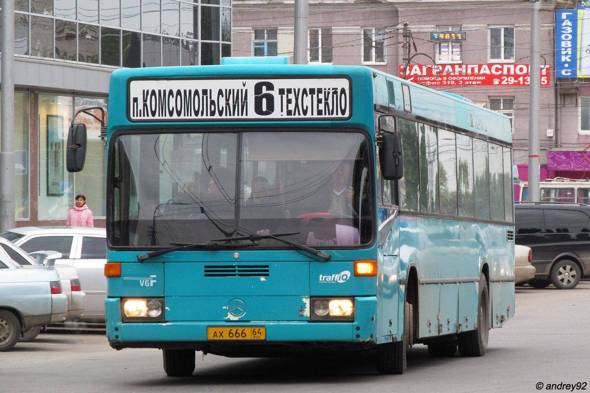 Саратовская область, Mercedes-Benz O405N № АХ 666 64