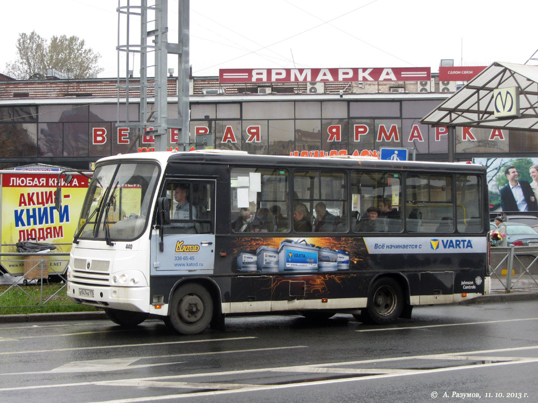 Санкт-Петербург, ПАЗ-320402-05 № 440