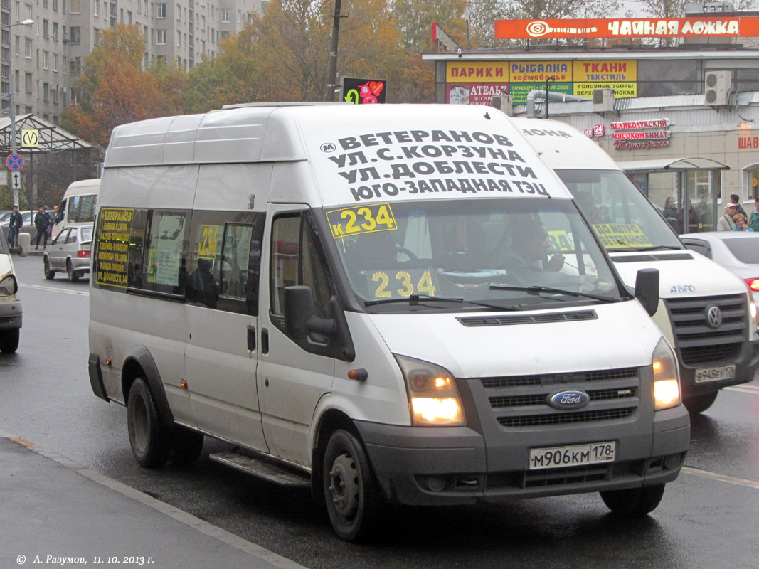Saint Petersburg, Nizhegorodets-222702 (Ford Transit) # М 906 КМ 178