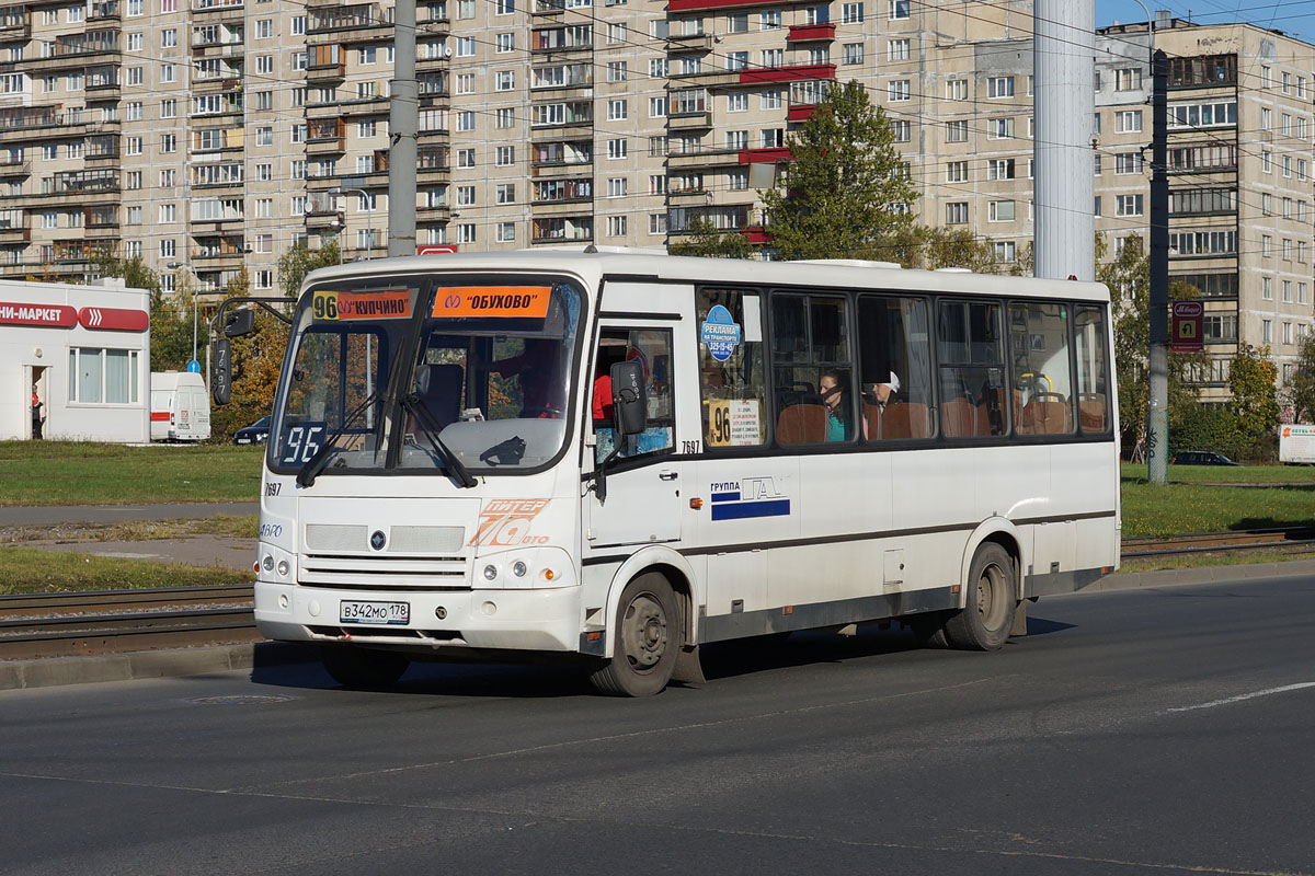 Санкт-Петербург, ПАЗ-320412-05 № 7697