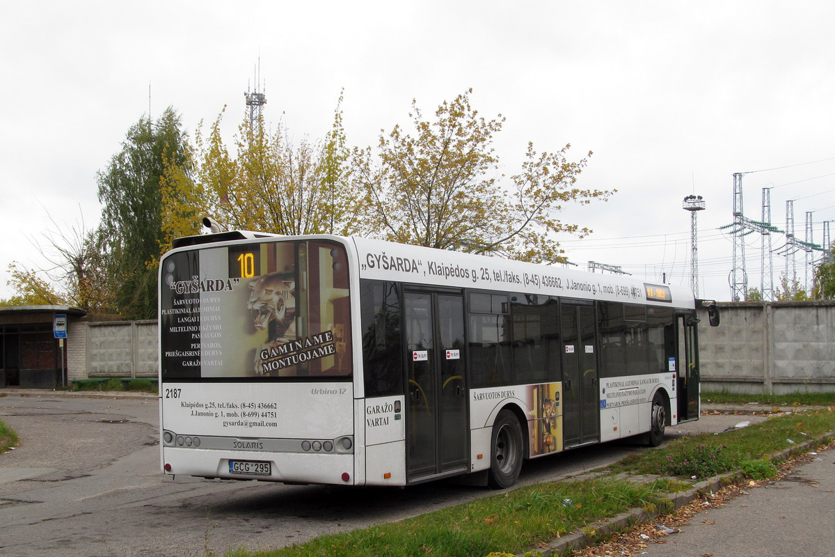 Литва, Solaris Urbino III 12 hybrid № 2187