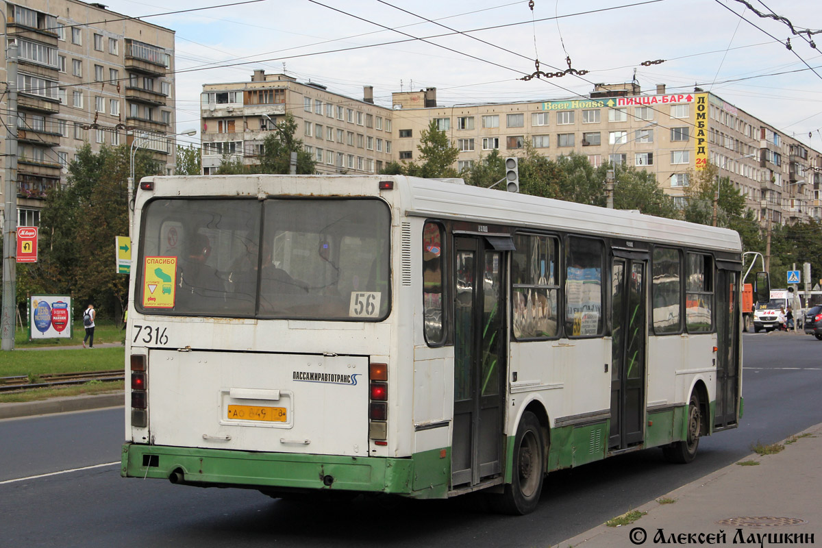 Санкт-Петербург, ЛиАЗ-5256.25 № 7316