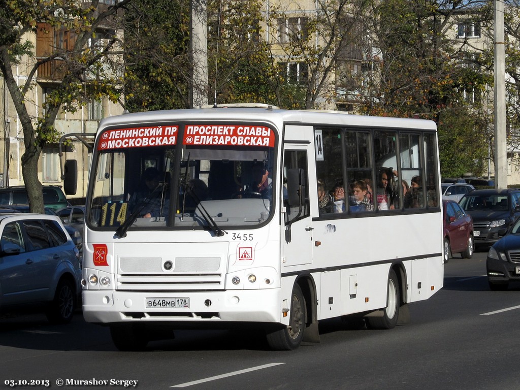 Санкт-Петербург, ПАЗ-320402-05 № n455