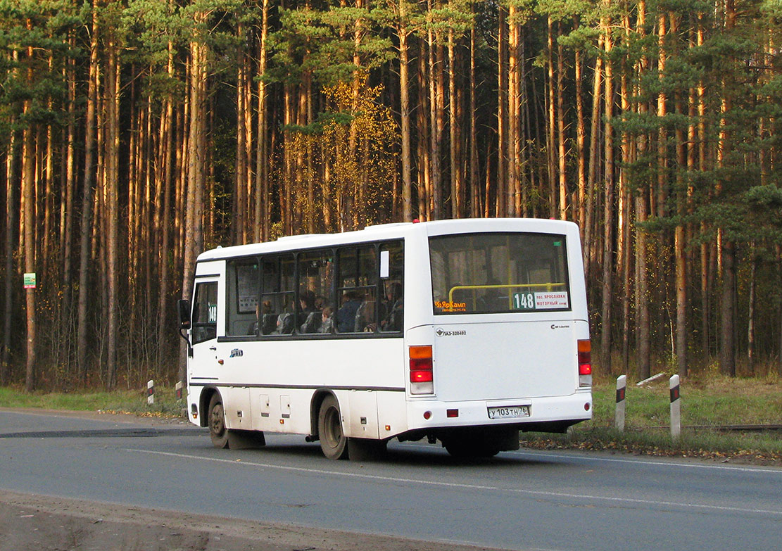 Yaroslavl region, PAZ-320402-05 № У 103 ТН 76