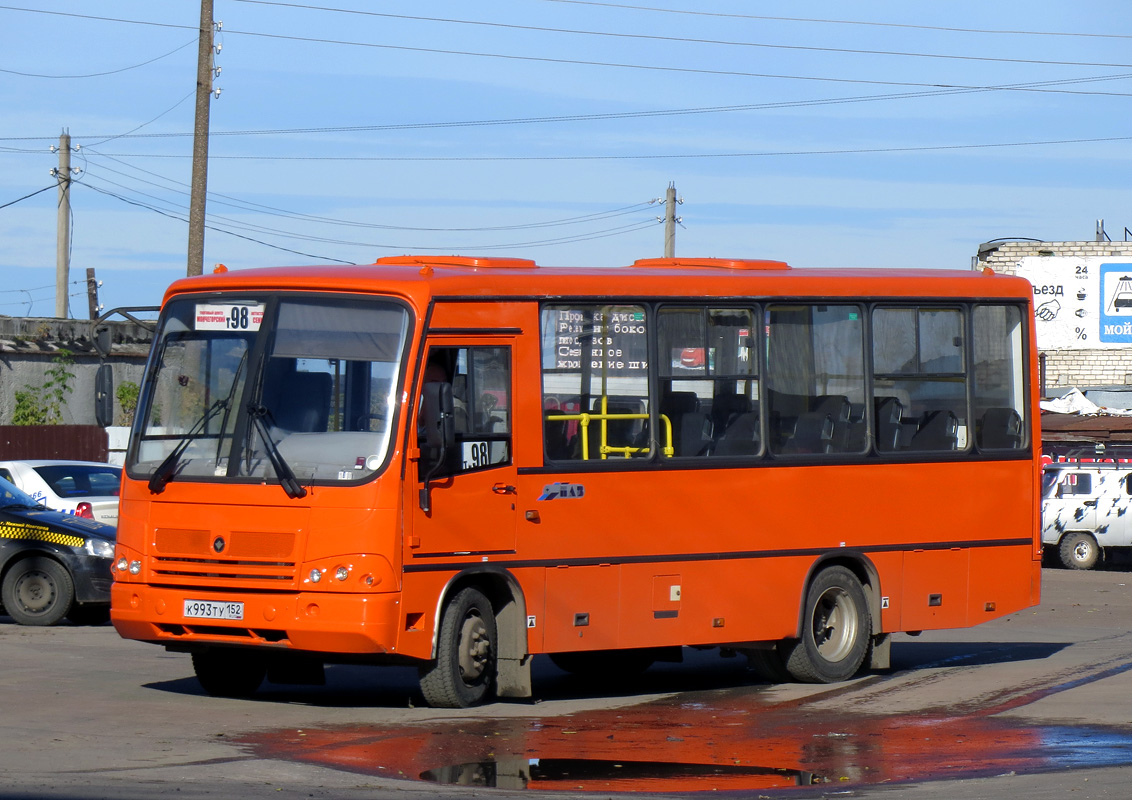 Нижегородская область, ПАЗ-320402-05 № К 993 ТУ 152