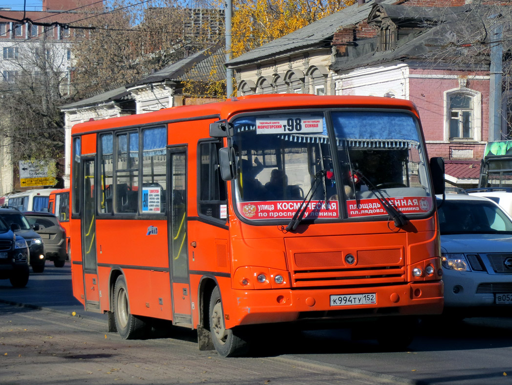 Нижегородская область, ПАЗ-320402-05 № К 994 ТУ 152