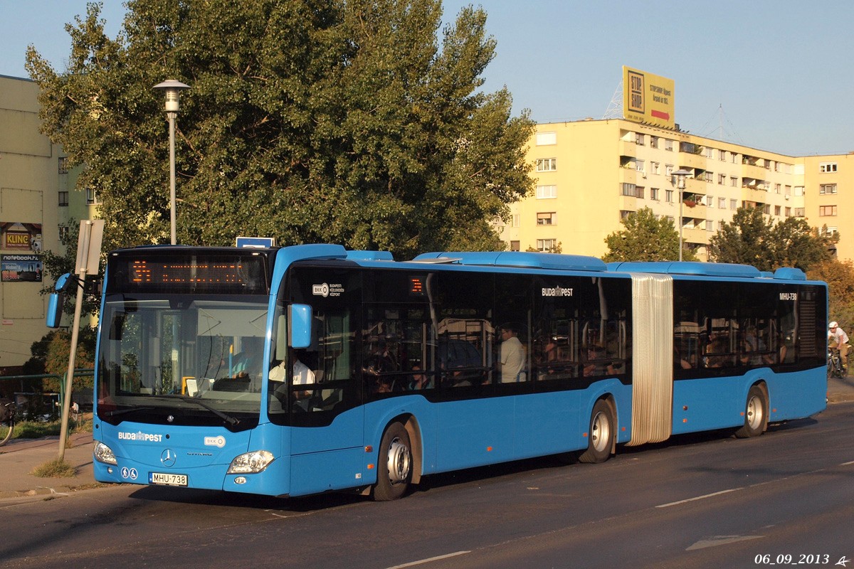 Венгрия, Mercedes-Benz Citaro C2 G № MHU-738