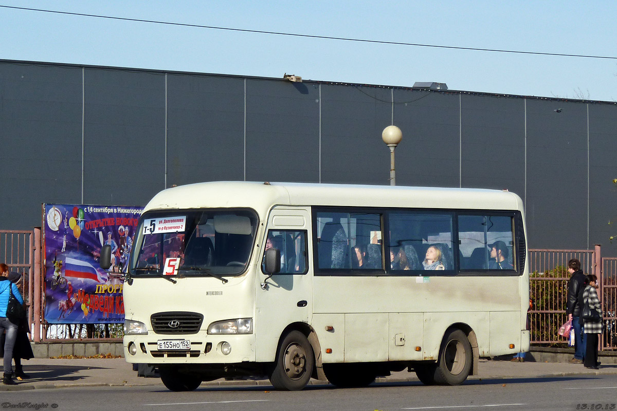 Нижегородская область, Hyundai County SWB (группа ТагАЗ) № Е 155 НО 152