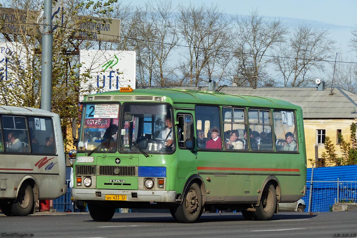 Нижегородская область, ПАЗ-32054 № АН 433 52