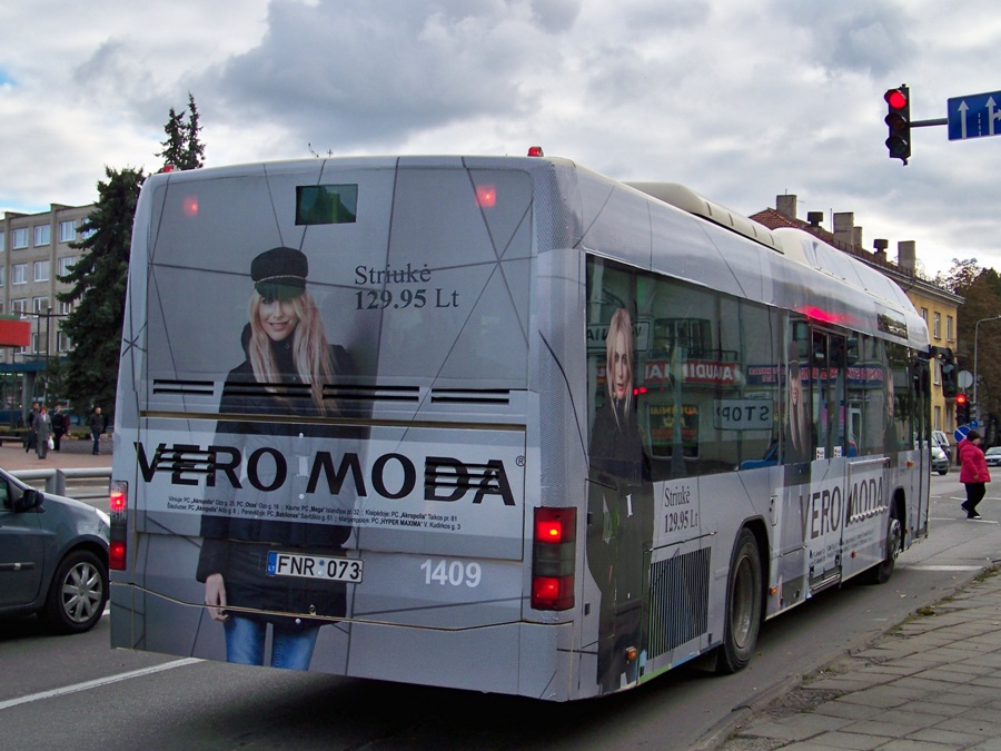 Литва, Volvo 7000Ü CNG № 1409