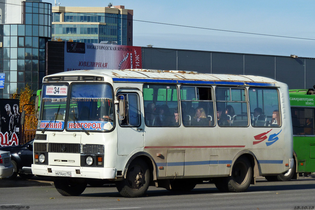 Нижегородская область, ПАЗ-32054 № М 414 НО 152