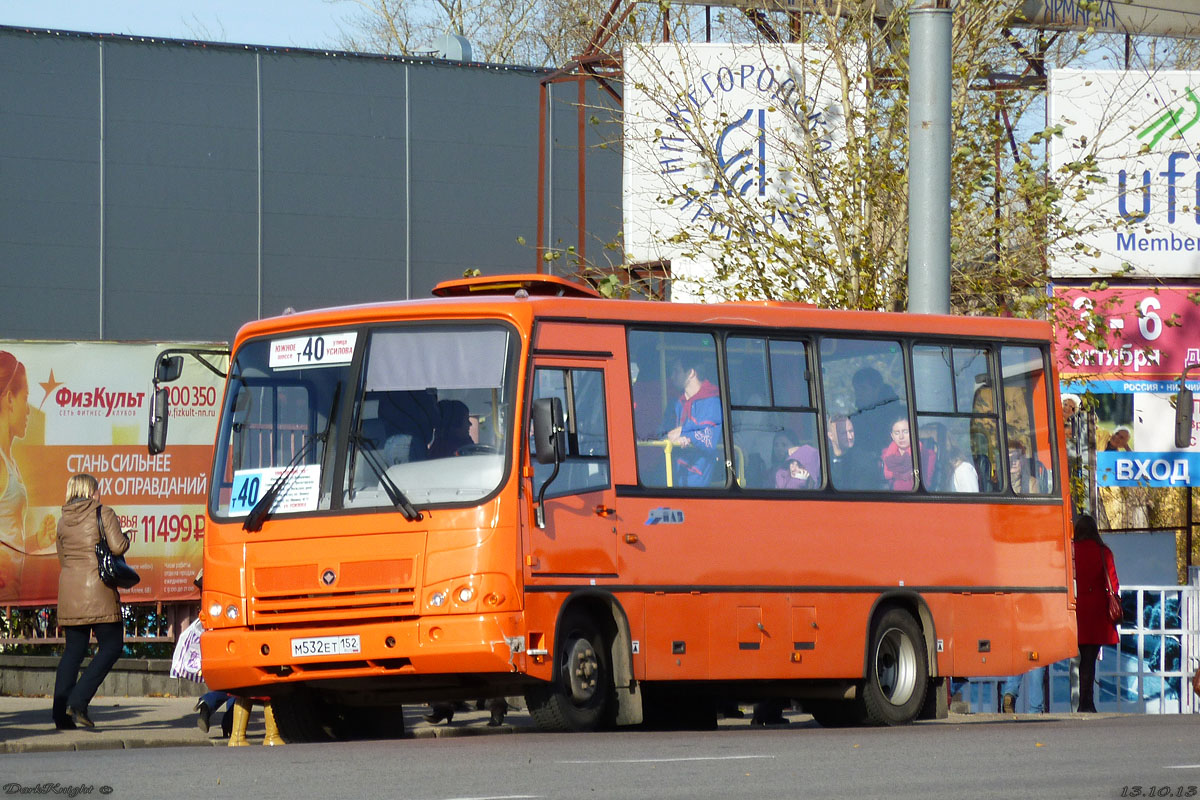 Нижегородская область, ПАЗ-320402-05 № М 532 ЕТ 152