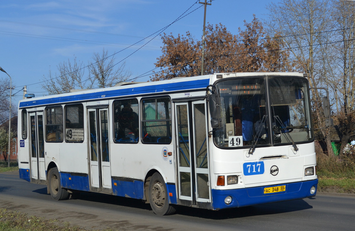 Омская область, ЛиАЗ-5256.45 № 717