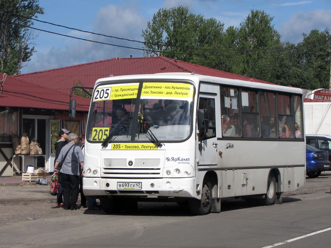 Санкт-Петербург, ПАЗ-320402-05 № В 693 СХ 47