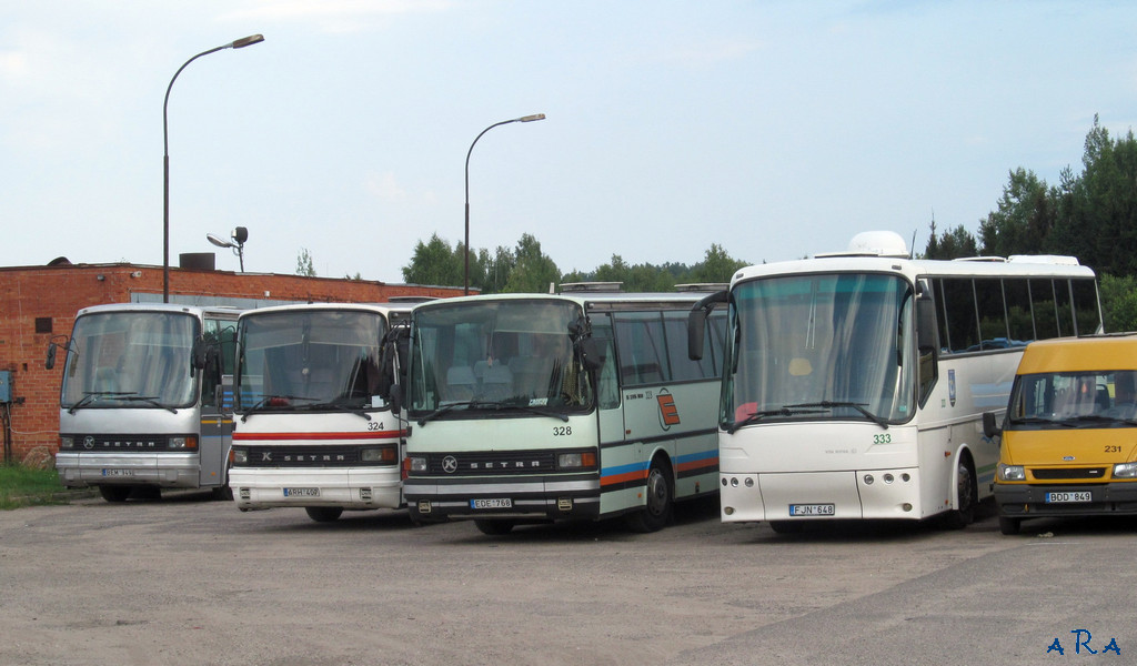 Lietuva — Bus depots